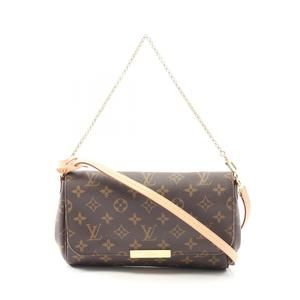 Louis Vuitton Favorite Monogram Handbag Leather Brown